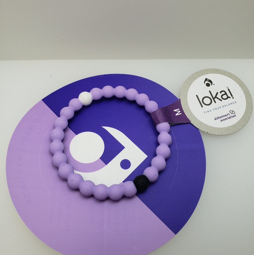 NWT Authentic LOKAI Purple Alzeihmers SMALL